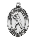 Sterling Silver Boys Basketball Pendant