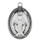Sterling Silver Miraculous Pendant