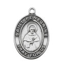 Sterling Silver St. Peregrine Pendant
