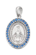 Sterling Silver Miraculous Pendant