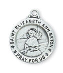 Sterling Silver St. Elizabeth Ann Seton Pendant