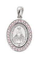 Sterling Silver Miraculous Pendant