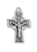 Sterling Silver Celtic Crucifix Pendant
