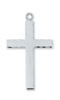 Sterling Silver Lord's Prayer Cross Pendant