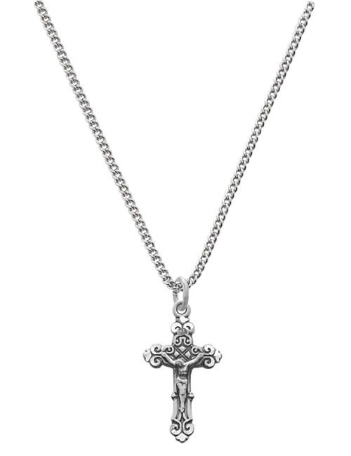 Sterling Crucifix on Baby Chain and Box