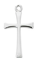 Sterling Cross Pendant Boxed