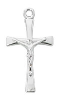 Sterling Crucifix Pendant Boxed