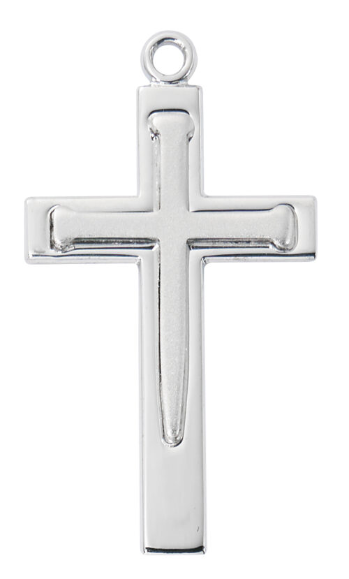 Sterling Silver Cross with Nail
