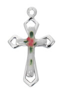Sterling Silver Cloisonne Cross