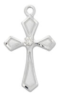Sterling Silver Cross Boxed