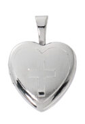 Sterling Silver heart locket boxed