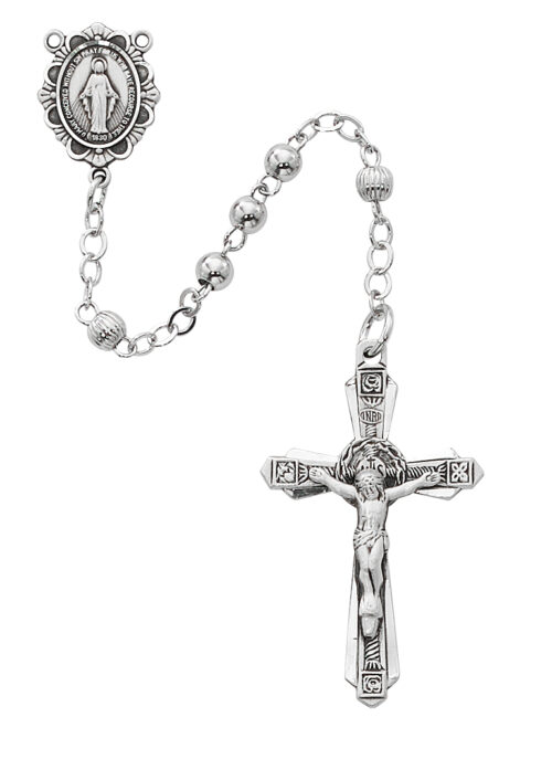 All Sterling Rosary Boxed