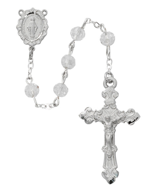 Crystal Aurora Rosary Boxed