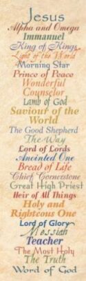 9780805436693 Names Of Jesus Bookmarks